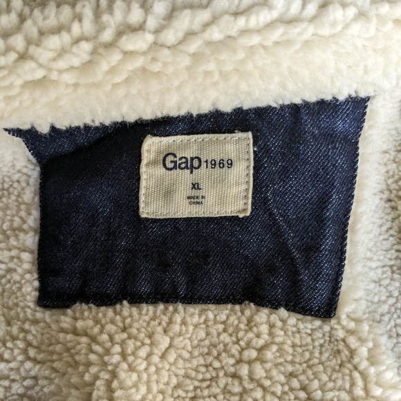 Gap Denim Sherpa Jacket NWT - Picture 3 of 6